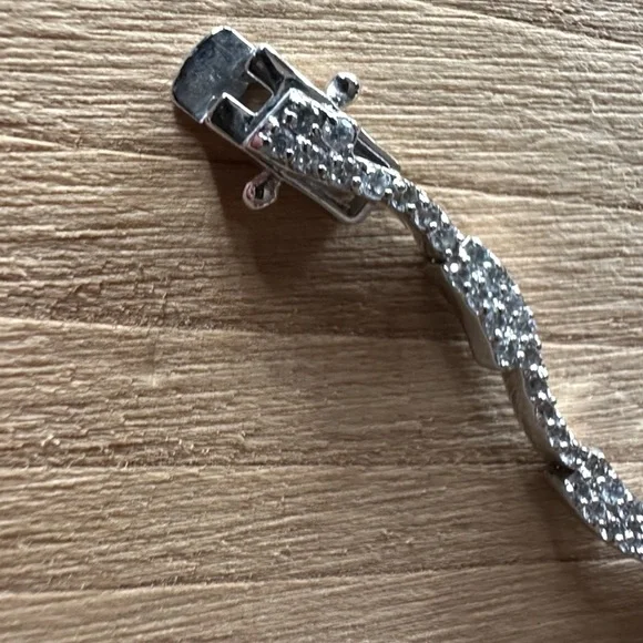 Natural Diamond Sterling Bracelet - Picture 9 of 13